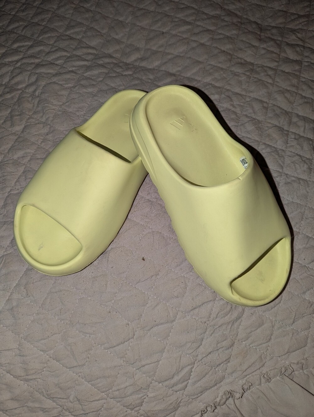Yezzy adidas Lime Green Slide